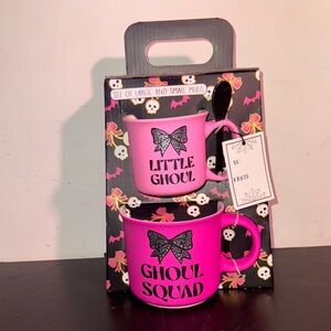 Pink 'Ghoul Squad' Mug Set
